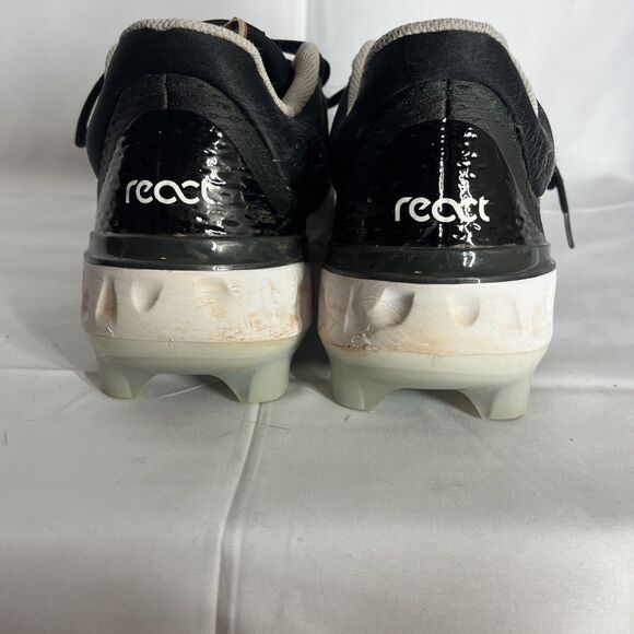 Nike Alpha Huarache Elite 4 MCs Baseball Cleats FD6221-010 Size 13 Black - Picture 5 of 10